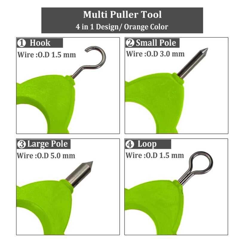 Fishing 4 Puller 1 Tool Tool Accessories Puller In Knotted Tackle Multi Fishing Rigs for Saltwater