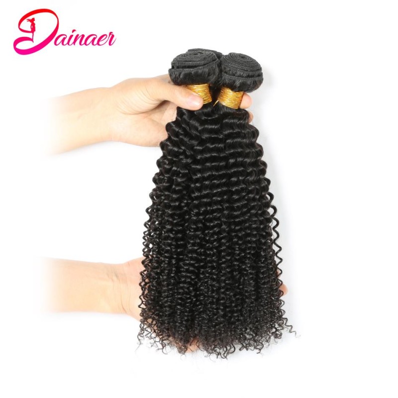 Indian Afro Kinky Curly Bundles 1/3/4pcs Human Hair Bundles Natural Color 8-30 Inch Virgin Hair Extension tissage cheveux humain