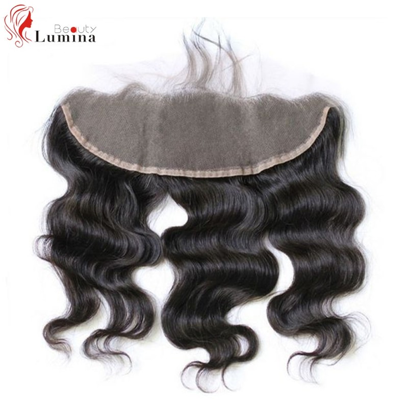 13x4 Lace Frontal 4X4 Body Wave Lace Frontal Closure 4x4 Brazilian Remy Hair Pre Plucked 100% Human Hair Lace Frontal 13x4