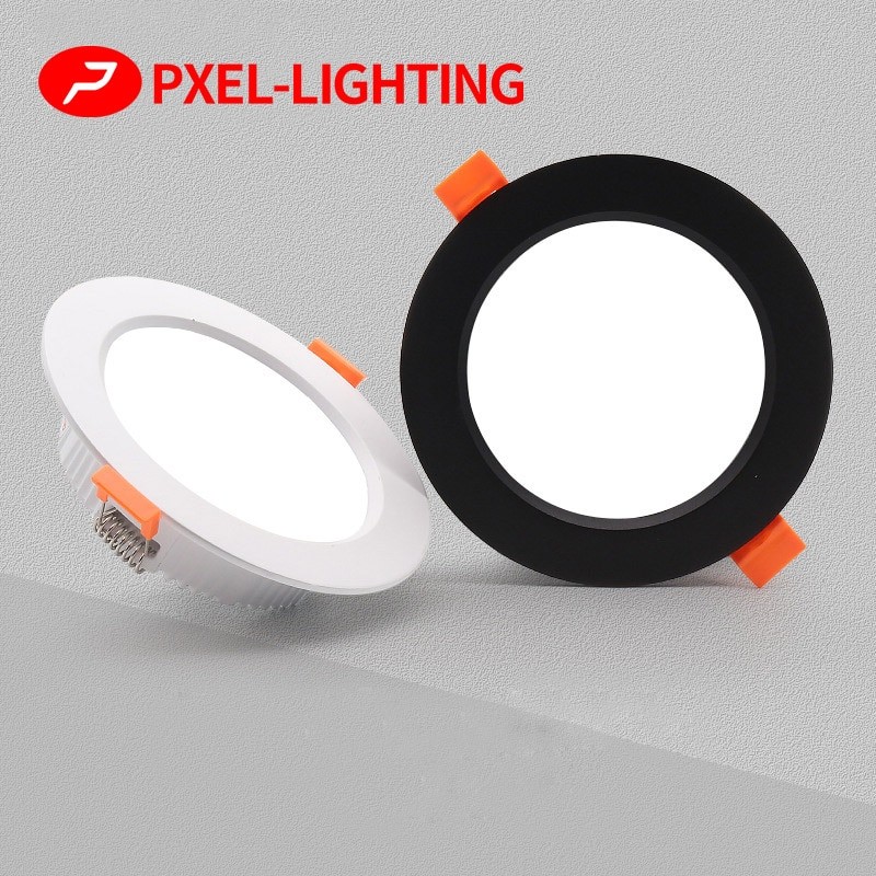 Led Downlight Embedded Hotel Engineering Commercial 4 Inch 6 Inch Hole Lamp White Black  Home Living Room Ultra Thin Downlight