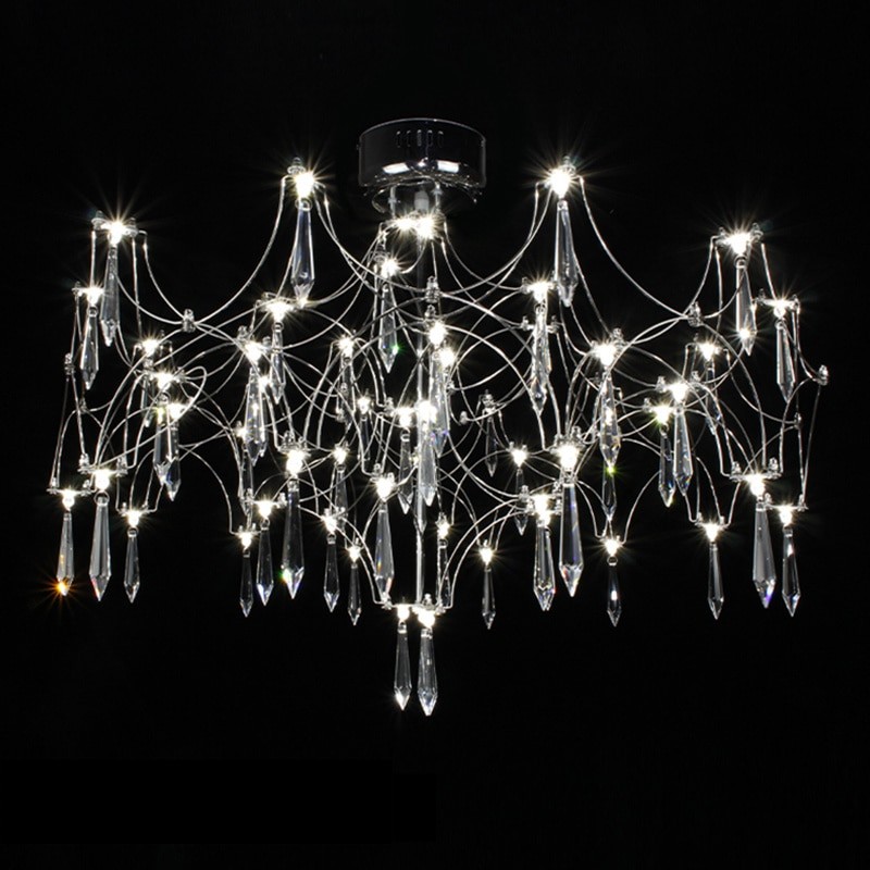 Modern Crystal Chandelier Living Dining Room Ceiling Chandelier Bedroom Pendant Light Home Lighting Hanging Lamps For Ceiling
