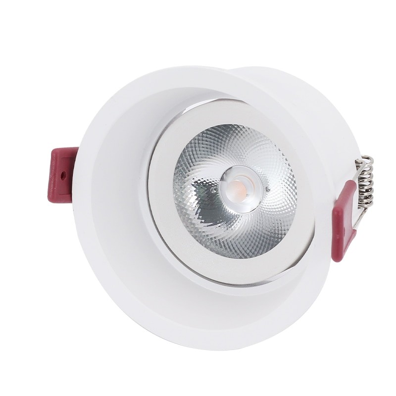 CRI90 Anti-glare LED 5W 7W 10W 12W Embedded Ceiling Downlight Round Spotlights Recessed Led Indoor Ceiling Light For Jewelry