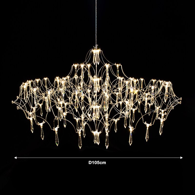 Modern Crystal Chandelier Living Dining Room Ceiling Chandelier Bedroom Pendant Light Home Lighting Hanging Lamps For Ceiling