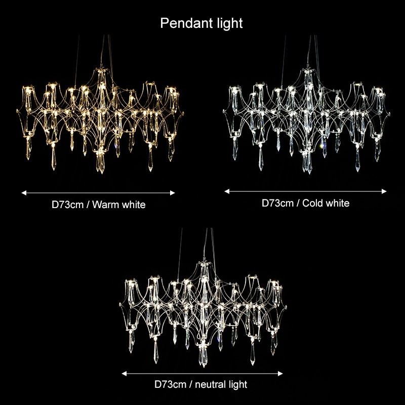 Modern Crystal Chandelier Living Dining Room Ceiling Chandelier Bedroom Pendant Light Home Lighting Hanging Lamps For Ceiling