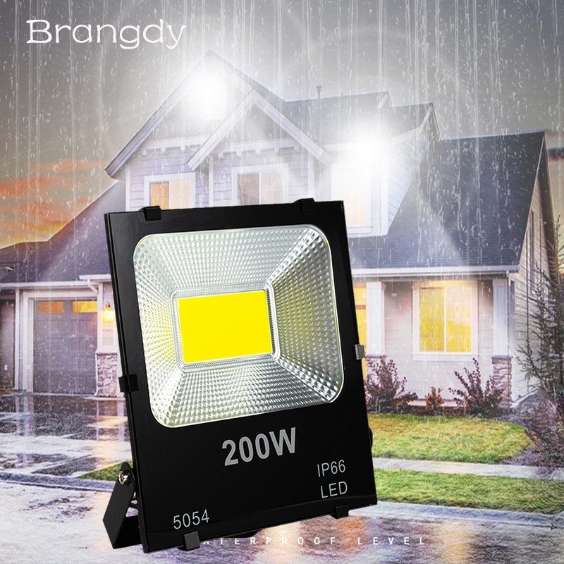 Flood Light Led Outdoor Wall Lamp 30W 50W 100W 150W 200W Floodlight Exterior Street Waterproof Spotlight Garden Stadium Lighting