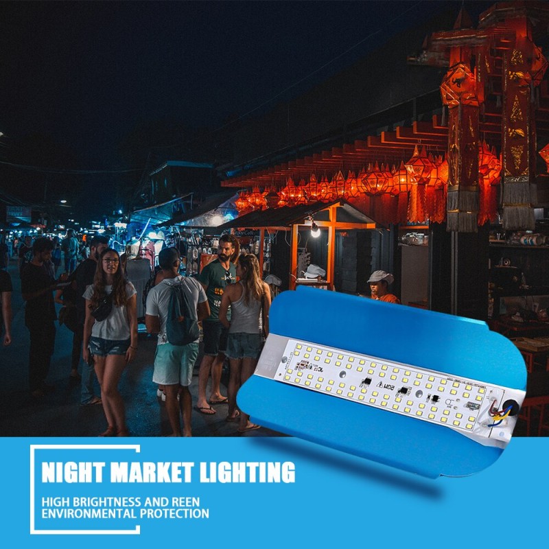 2Pcs Led Flood Light 50W Outdoor Waterproof IP65 Led Spotlight Street Light Garden Wall Lamp For Landscape Yard Decors Lighting