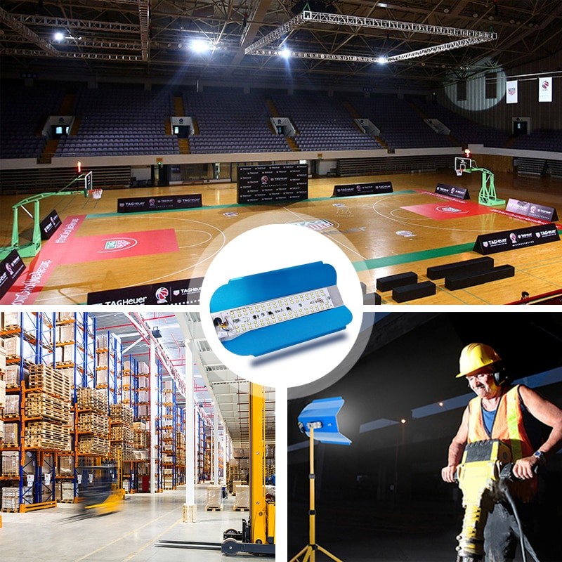 2Pcs Led Flood Light 50W Outdoor Waterproof IP65 Led Spotlight Street Light Garden Wall Lamp For Landscape Yard Decors Lighting