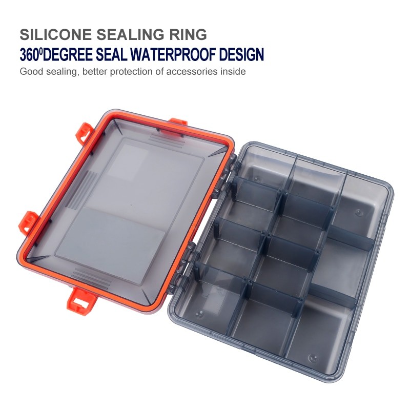 ILURE Fishing Tackle Box Large Capacity Waterproof Fishing Accessories Fish Hook Storage Lure Bait Organizer Boxes Fishing Goods| |   - AliExpress