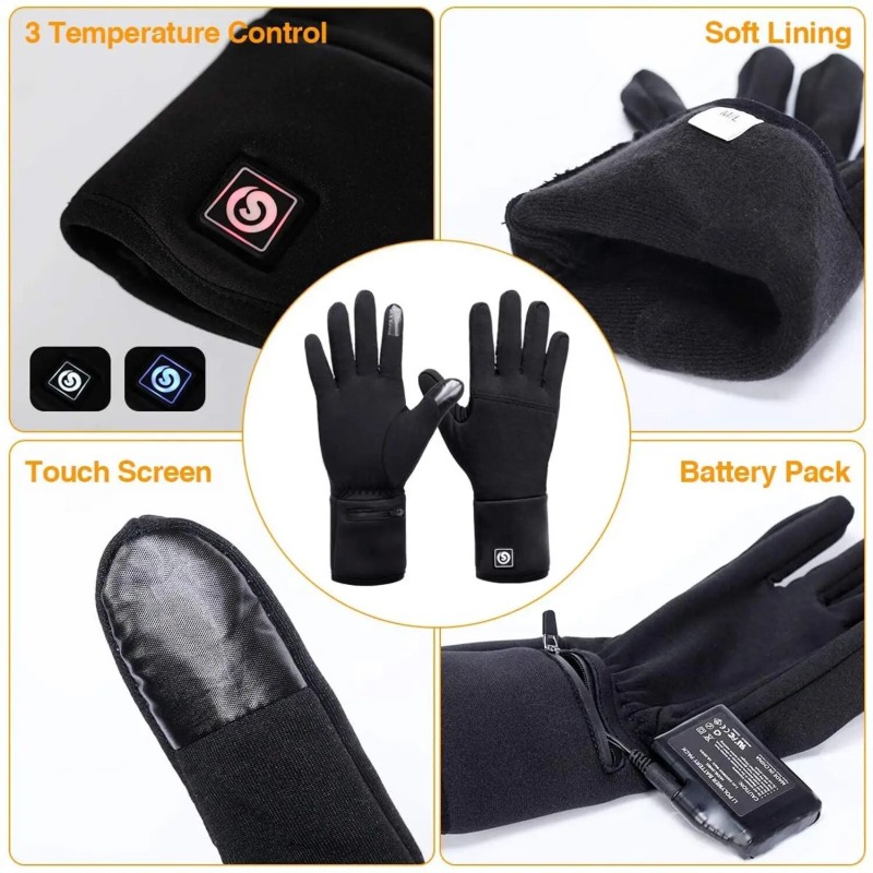 Savior Heat Electric Liner Heated Gloves Winter Warm Skiing Gloves Outdoor Sports Motorcycling Riding Skiing Fishing Hunting - Electric Heated Skiing Gloves - AliExpress
