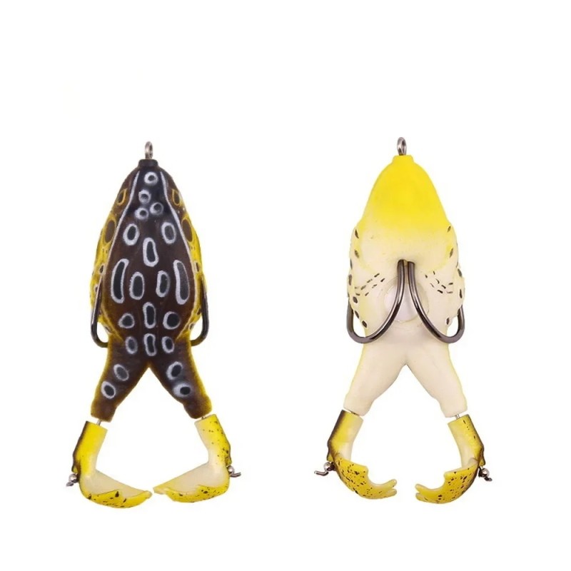 Frog Lure Double Propeller Legs Silicone Soft Baits 13.6g 16.6g Topwater Wobblers Artificial Bait For Bass Catfish Fishing Tools - Fishing Lures - AliExpress