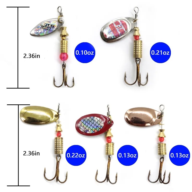 Metal Spoon Spinner Fishing Lure 10pcs Set Spoonbait Crankbaits Fishing Wobblers For Pike Crochet Kit Artificial Bait - Fishing Lures - AliExpress
