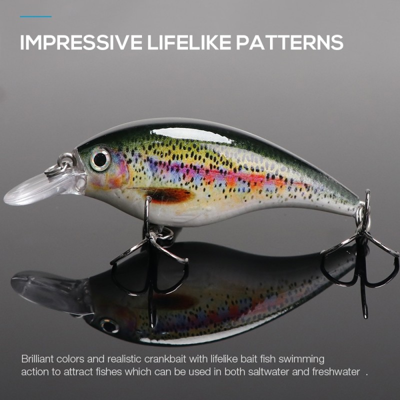 Floating Fishing Lure Minnow Wobbler | Wobbler Crankbait Jerkbait - 6cm 10g Minnow - Aliexpress