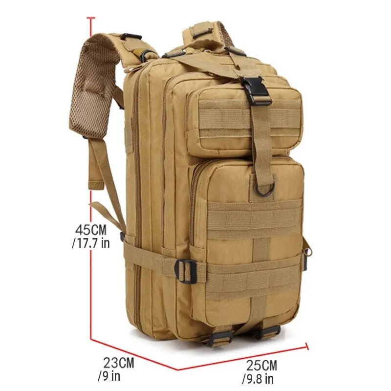 Military Tactical Backpack Oxford Men Travel Bag Outdoor Sports Climbing Hunting Fishing Hiking Army 3p Pack Bag - Fishing Bags - AliExpress