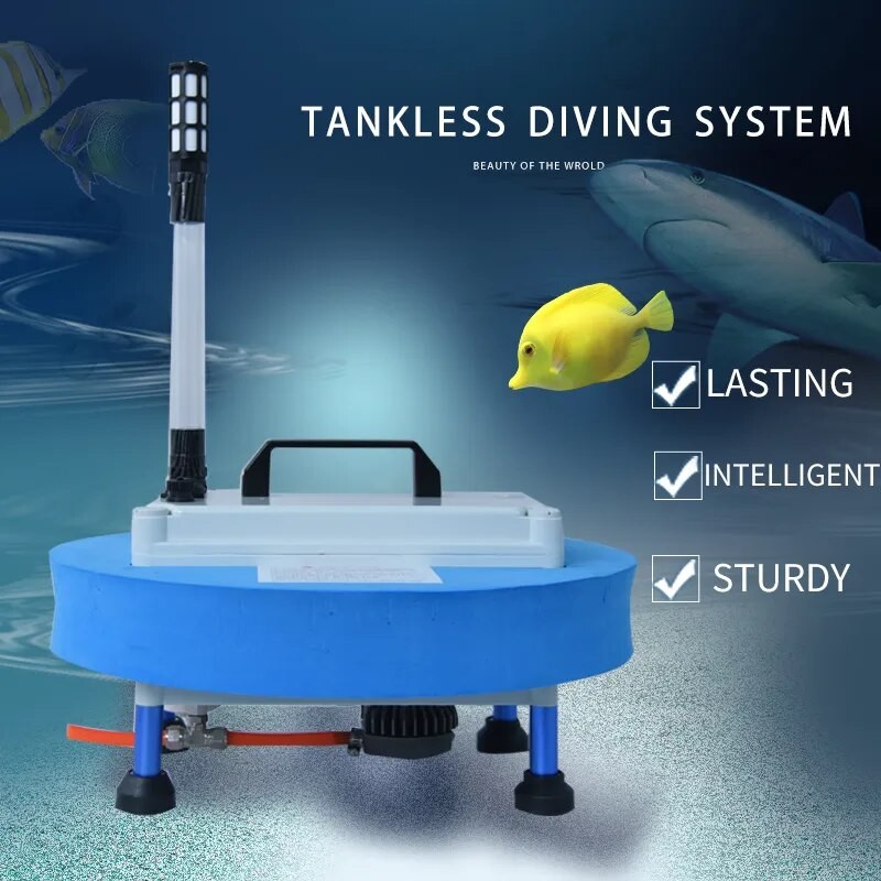 Diving Oxygen Breathing Machine 4 Hour 12 Meters Seabed Fishing Gold Panning Shooting Breathing Tankless Diving Breathing System| |   - AliExpress