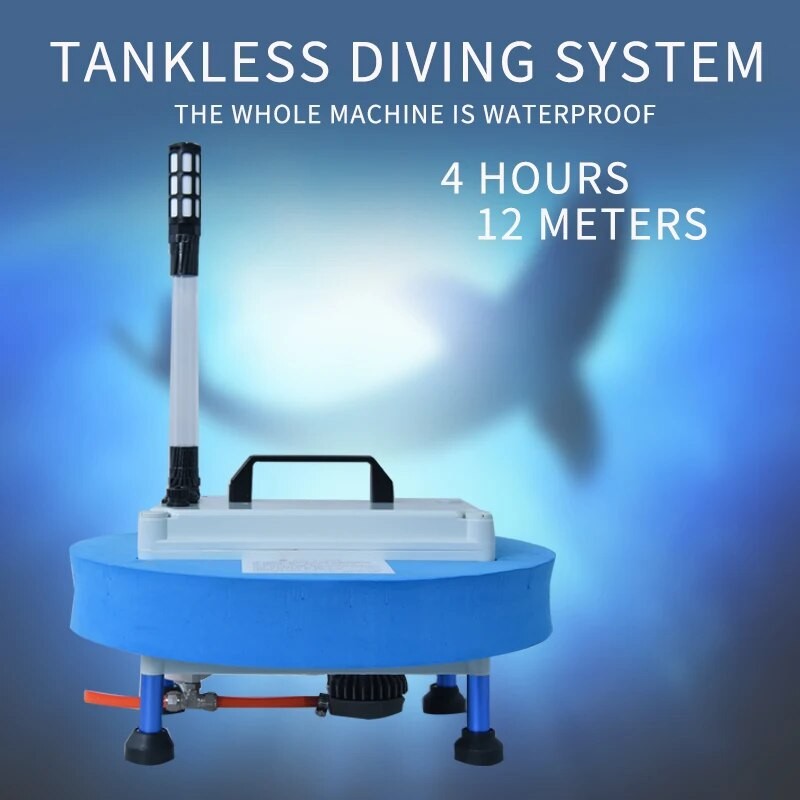 Diving Oxygen Breathing Machine 4 Hour 12 Meters Seabed Fishing Gold Panning Shooting Breathing Tankless Diving Breathing System| |   - AliExpress