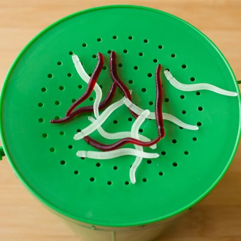 Flysand 50pcs Fishing Lures Lifelike Fishy Smell Red Soft Lures Simulation Earthworm Luminous Worms Artificial Fishing Lure - Fishing Lures - AliExpress