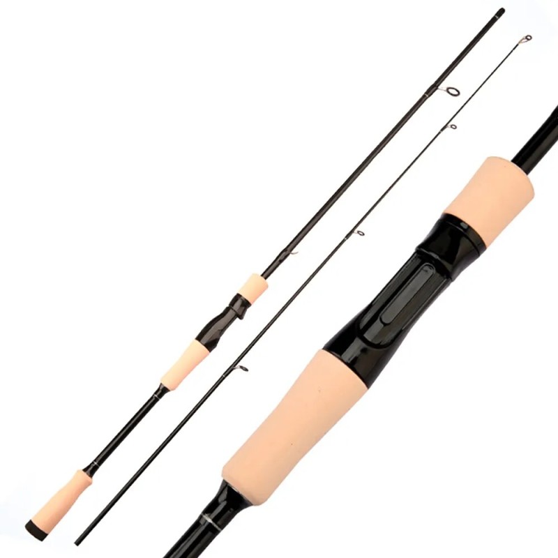 Ultralight Carbon Rods ML Spinning Casting Fishing Rods 2 Section Travel Lure Rod 1.8m 1.65m| |   - AliExpress