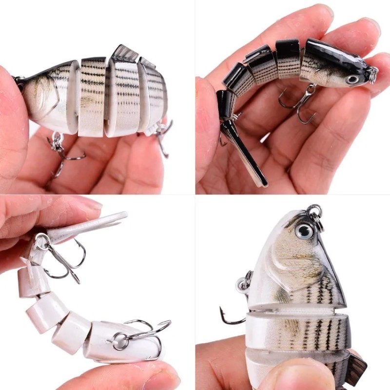 Aorace 1 Pieces Fishing Lures Multi 6/7 Segments Jointed Hard Bait Wobblers Swimbait Crankbait Swim Bass For Pike Sinking| |   - AliExpress
