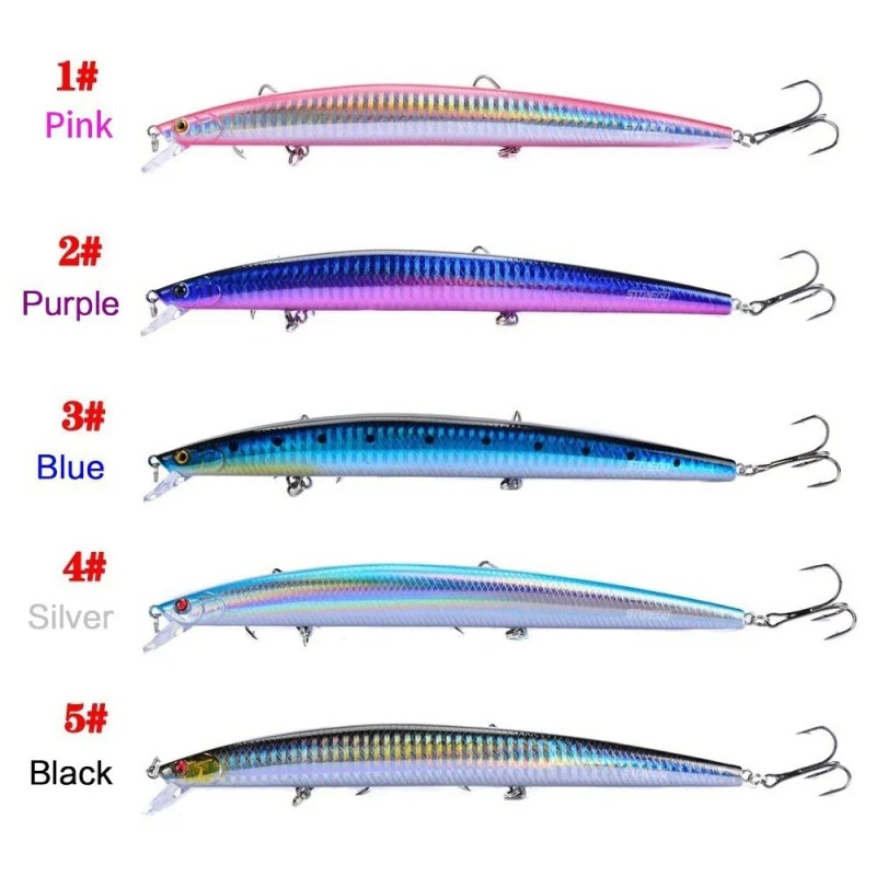 Flysand Fishing Lures Fishing Hard Bait Crankbaits Isca Artificial Pesca Sea Wobbler Swimming Baits Big Laser Minnow 18cm/24g - Fishing Lures - AliExpress