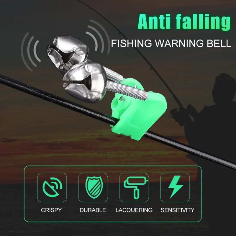 Accessories Fishing Alarm Bell | Bells Alarm Fishing Rod Tackle - 20pcs Fishing Bite - Aliexpress