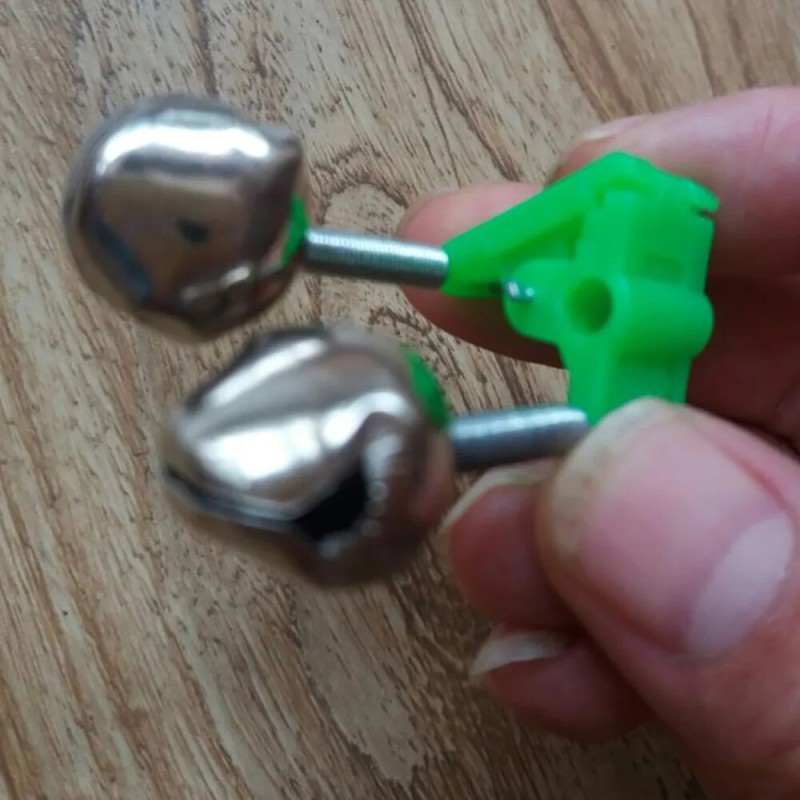 10PCS Rod Tip Clamp Fishing Pole Fish Bite Lure Alarm Fishing Bells Fishing Accessory Gifts 2023 Alert Twin Bell Ring Clip| |   - AliExpress