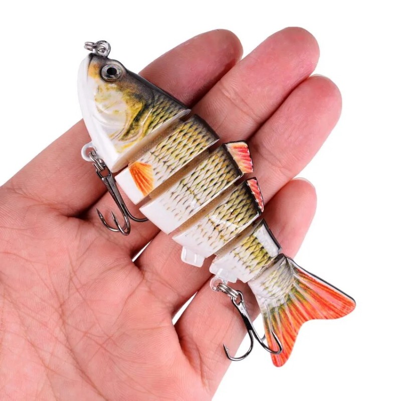 Fishing Wobbler Lifelike 6/7 Segment Swimbait Crankbait Hard Bait Slow 10cm 17g 15g Isca Artificial Lures Fishing Tackle - Fishing Lures - AliExpress