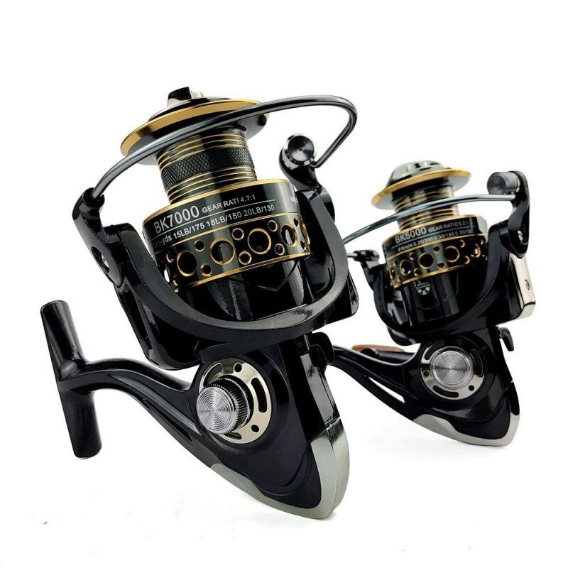 Bk Spinning Fishing Reels For Saltwater Freshwater Fishing Reel Metal Spool Left/right Interchangeable Trout Carp Spinning Reel - Fishing Reels - AliExpress