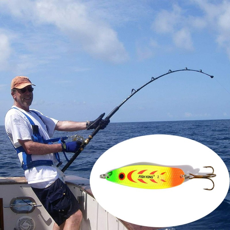 1PC 18g 27g Spinner Fishing Lure Metal Bait Spoon Fishing Tackle  Sequin Paillette Single Hooks| |   - AliExpress