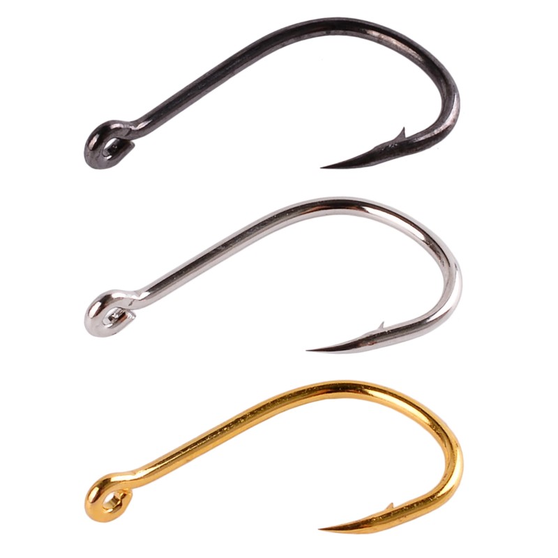 Carbon Steel Sea Tackle Accessories | Carbon Steel Fishing Hooks Set - 100pcs Fishing - Aliexpress