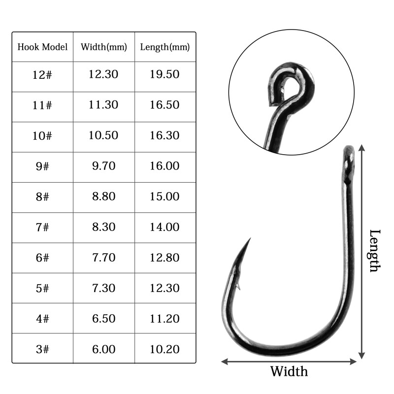 Carbon Steel Sea Tackle Accessories | Carbon Steel Fishing Hooks Set - 100pcs Fishing - Aliexpress