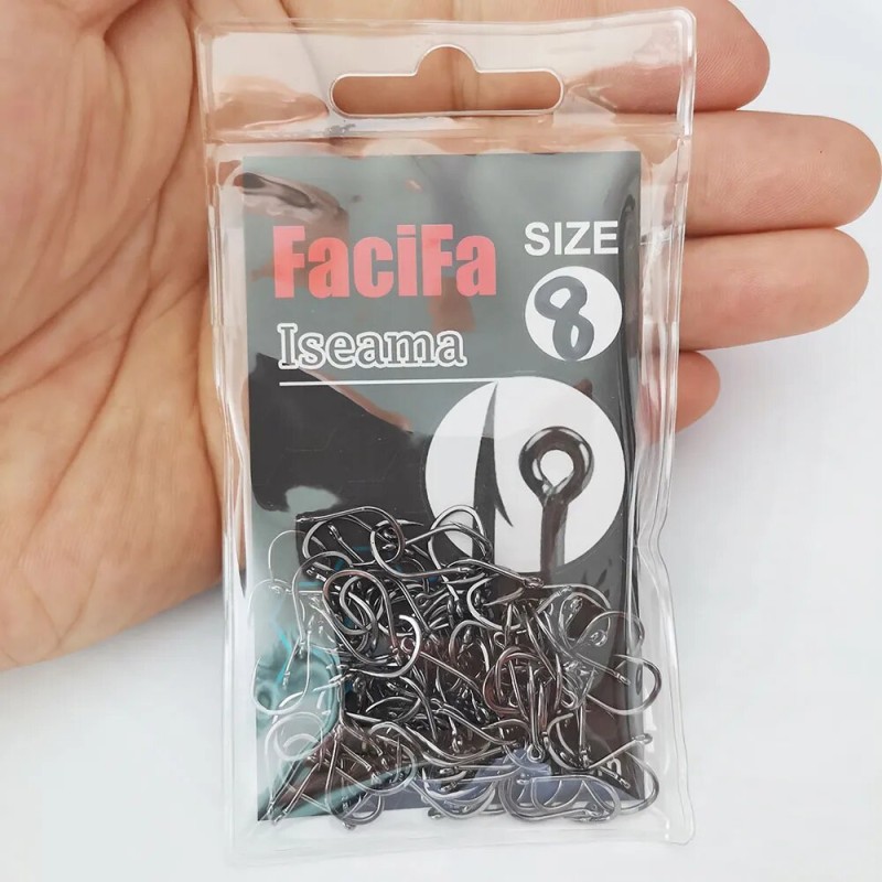 100 Pcs Iseama Carp Fishing Hook Offset Circle Hook Single Fly Fishing Jig Hook Barbed Sea Fishhook Tackle Accessories - Fishhooks - AliExpress