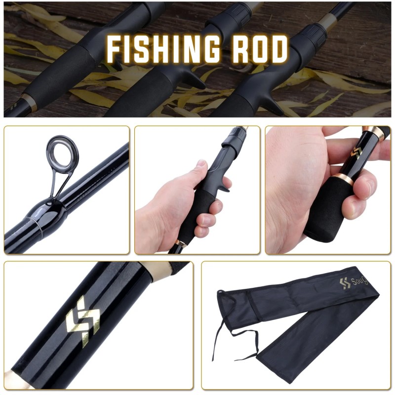 Sougayilang 1.8 2.4m Telescopic Fishing Rods Ultralight Weight Spinning Casting Carbon Pole Fishing Accessories  CaÃƒÂ±a De Pescar| |   - AliExpress
