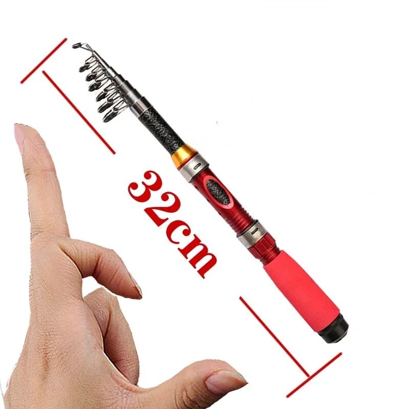 New Short SmallTelescopic Fishing Rod Sea Fishing Rod Mini Short Section Telescopic Lure Rod Fishing Gear Fishing Rod Accessorie| |   - AliExpress