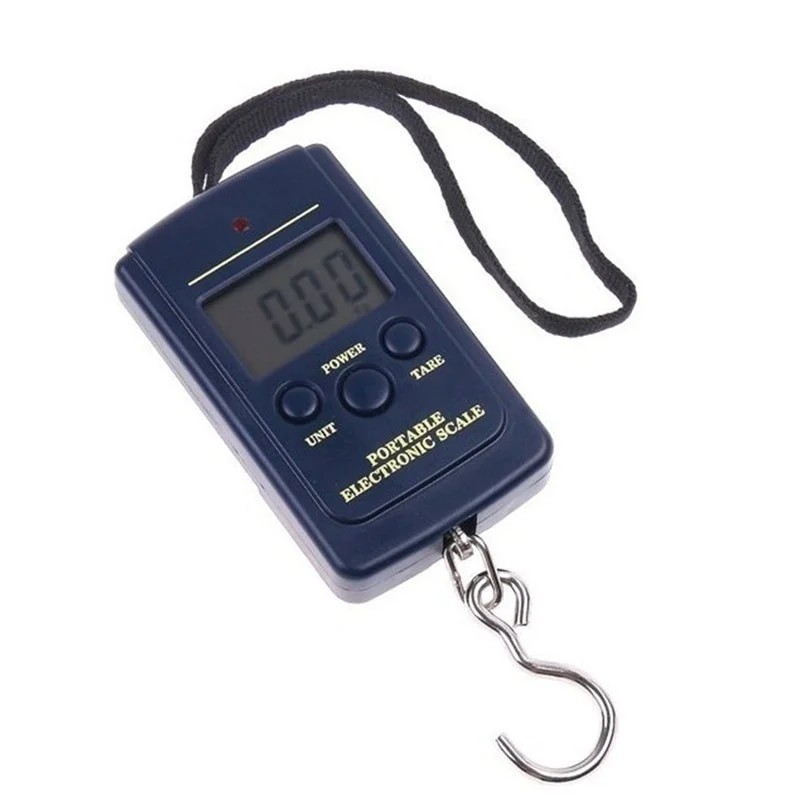 FLYSAND Mini Digital Scale 40kg X 10g for Fishing Luggage Travel Weighing Steelyard Hanging Electronic Hook Scale Fishing Tool| |   - AliExpress