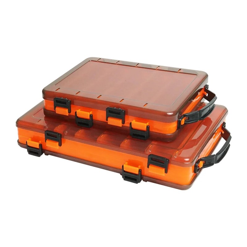 Double sided Lure Box Double layer Tool Box Hard Bait Box Storage Accessories Box Wooden Shrimp Box Minnow Pencil Fish Lure Box| |   - AliExpress
