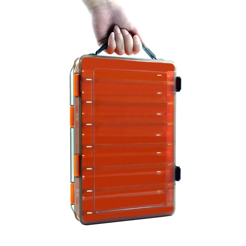 Double sided Lure Box Double layer Tool Box Hard Bait Box Storage Accessories Box Wooden Shrimp Box Minnow Pencil Fish Lure Box| |   - AliExpress