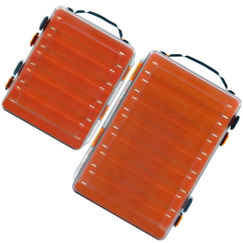 Double sided Lure Box Double layer Tool Box Hard Bait Box Storage Accessories Box Wooden Shrimp Box Minnow Pencil Fish Lure Box| |   - AliExpress