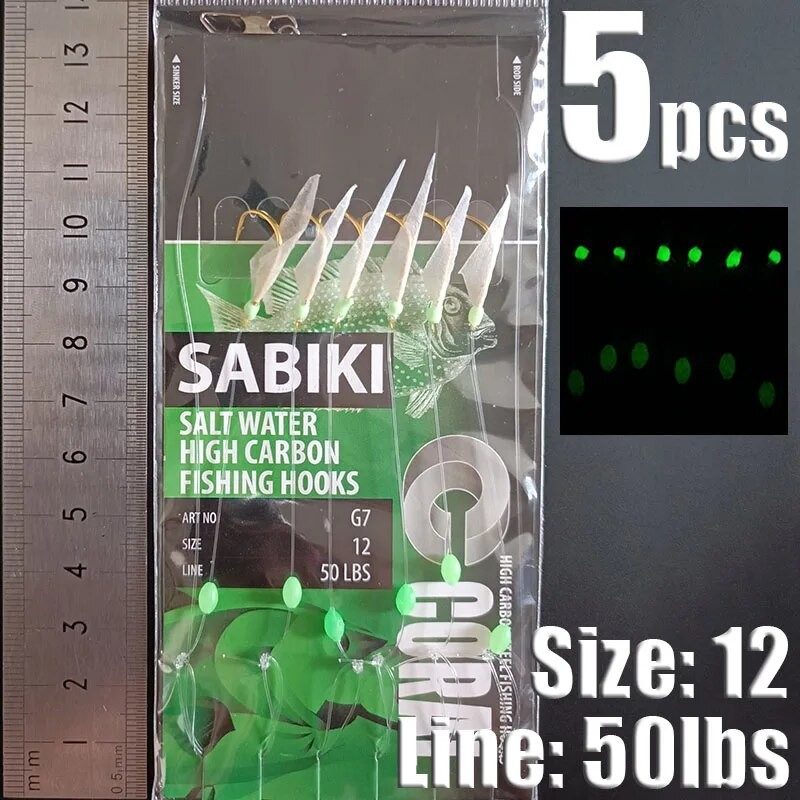 Sabiki Lure Rigs Fishing | Sea Fishing Sabiki Tackle | Sabiki Sea Fishing Lure - 5pcs - Aliexpress