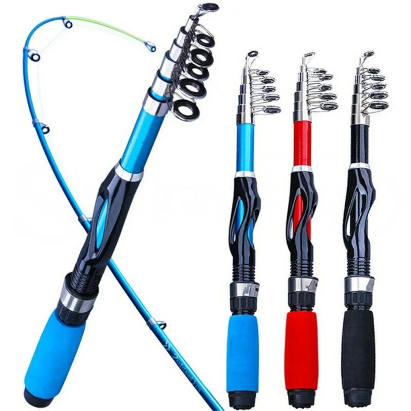1.1M/1.3M/1.5M SuperHard Travel Fishing Rod Spinning Fishing Pole Portable Telescopic Fishing Rods Fishing Tackle| |   - AliExpress