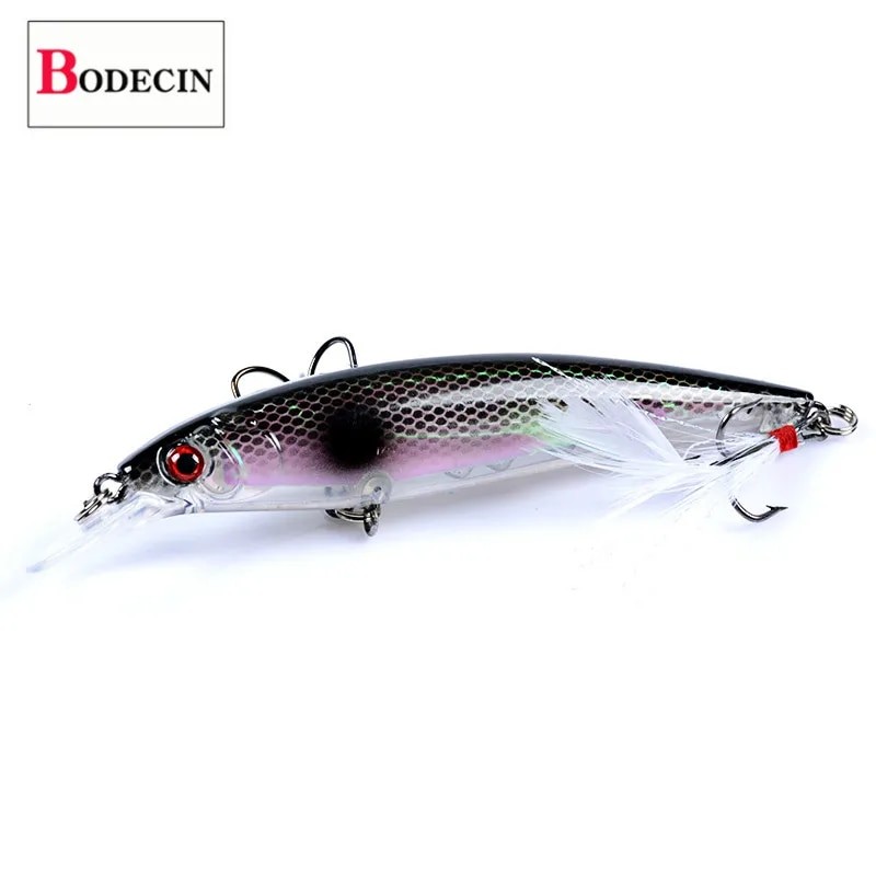 Jerkbait Minnow Fishing Lures Hard Plastic Bait Artificial Lure Bass Pike ABS Wobbler for Fish Hooks Crankbait 3D Eyes Sea 1pcs| |   - AliExpress