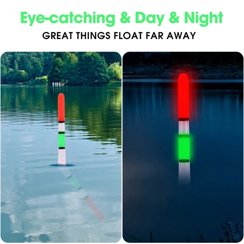 EVA Luminous Fishing Night Float Light Stick Foam Plastic Bobber Sea Rock Fishing Striking Floats Fishing Accessories 10/15/20g| |   - AliExpress