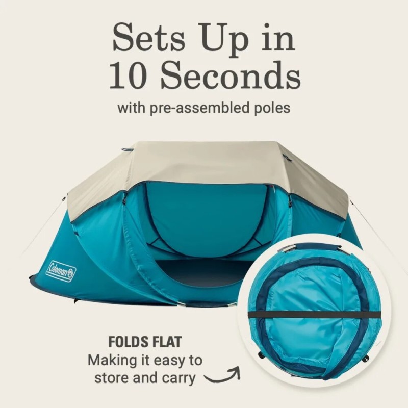 Pop Up 2 Person Camp Tent Camping Tent Travel Freight Free Nature Hike Tents Outdoor Camping Supplies Shelters Hiking Sports| |   - AliExpress