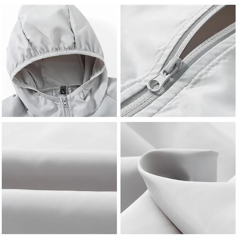 Riding Rainproof Jackets Sun Protective Jacket Unisex Outdoor Sports Quick Dry Windbreaker Sun Protection Jacket with Pocket| |   - AliExpress