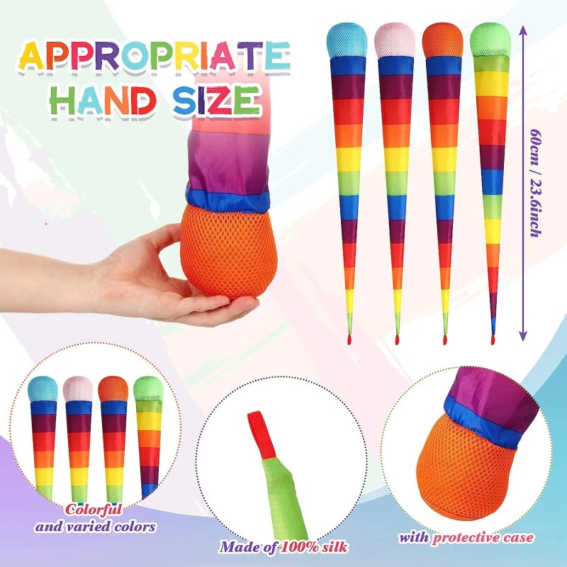 Throw and Catch Ball with Rainbow Tail Soft Rainbow Play Ball Sports Comet Balls Playground Toys Bulk for Indoor Outdoor Games| |   - AliExpress