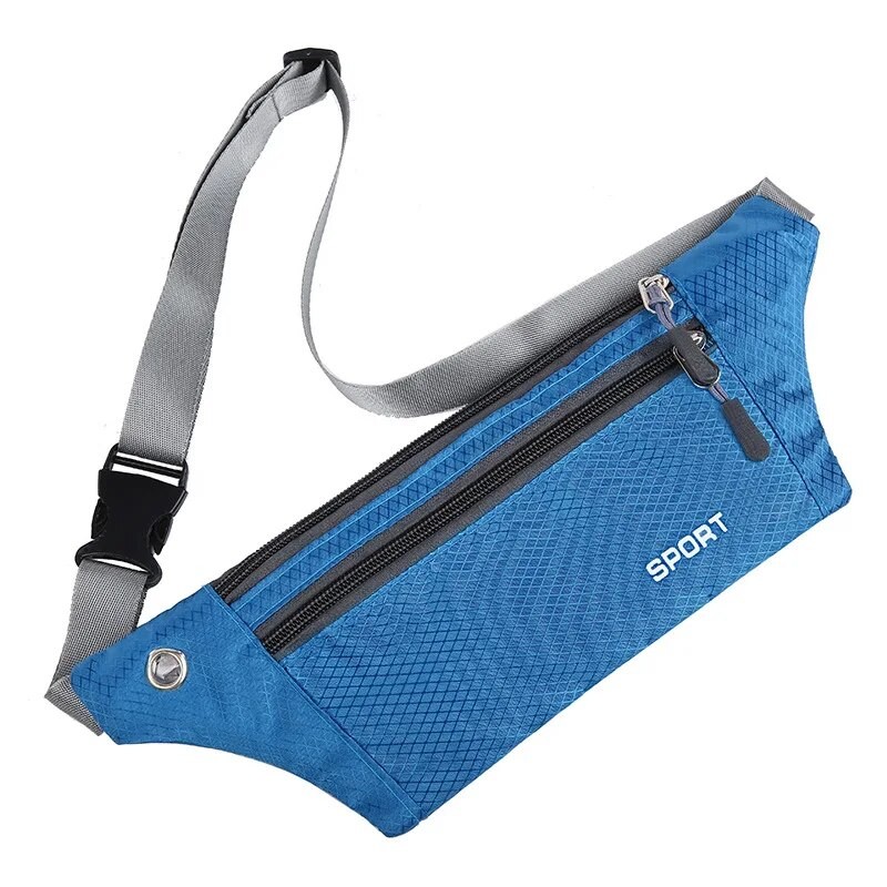 Outdoor Fashion Running Leisure Sports Waistpack Hidden Cross Straddle Sports Bodysack Lattice Fitted Mobile Phone Waistpack - Waist Packs - AliExpress
