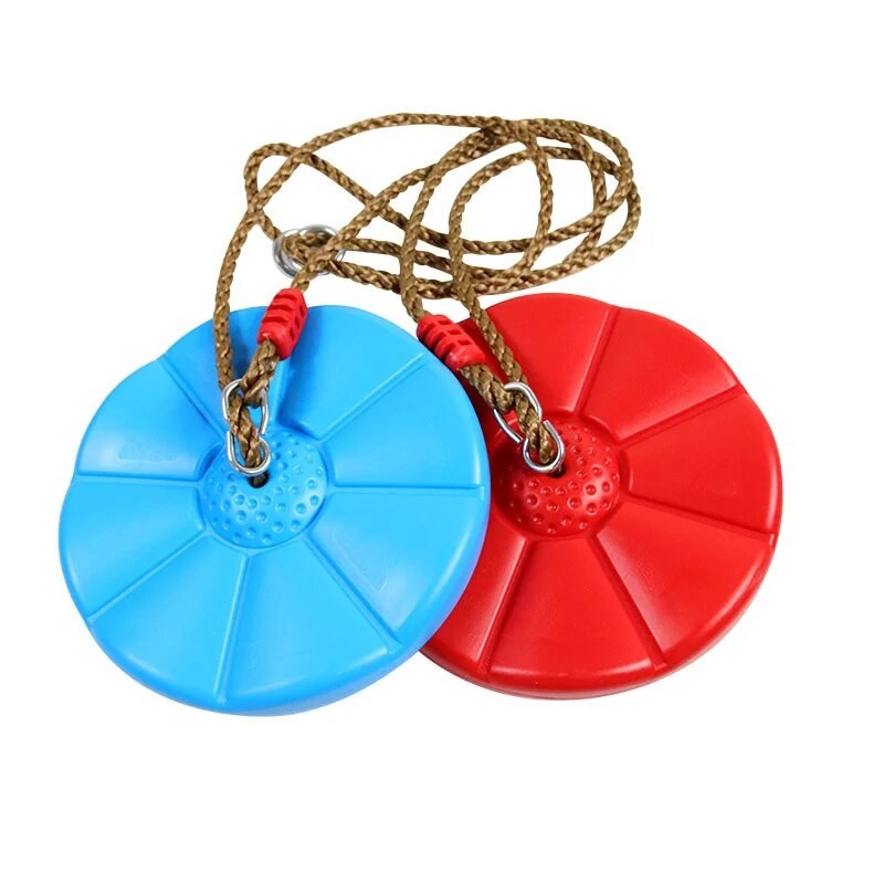 Children's Indoor Outdoor Sports Disc Petal Swing Physical Training Hanging Toy Playground Parent-child Interaction Fun Gift - Toy Swings - AliExpress