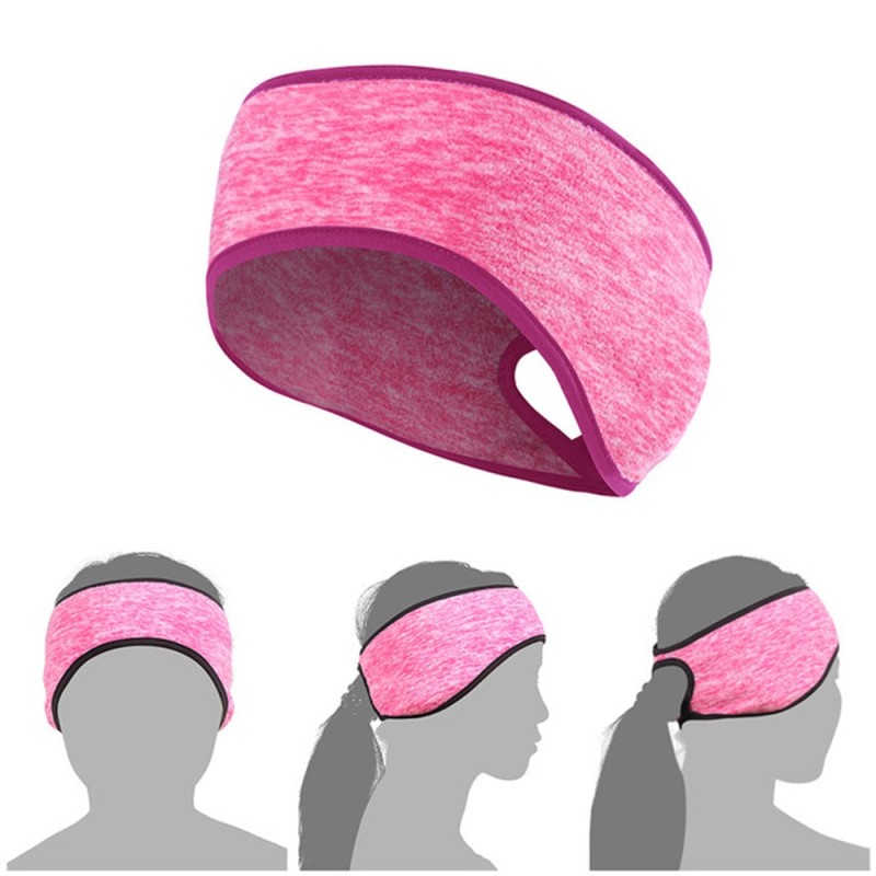 Women Yoga Sports Sweatband Headband Ponytail Holder Running Winter Fleece Ear Cover Female Ear Warmer Outdoor Hair Band| |   - AliExpress