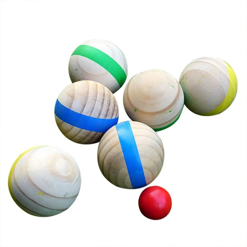 1 Set Wooden Petanque Ball Casual Fun Puzzle Ball Outdoor Recreational Sports Toys Children Garden 7cm Smooth Pinball Kids Game - Board Game - AliExpress