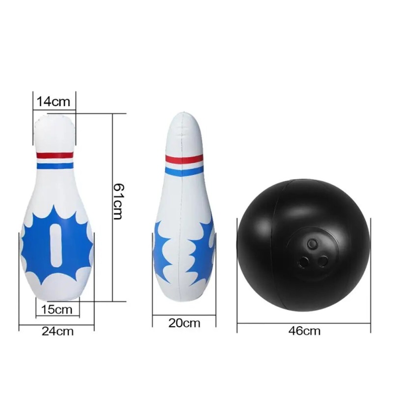 Kids Bowling Set Inflatable Outdoor Toys Hilarious Fun Jumbo Inflatable Bowling Pins For Toddler Lawn Play Sports Games - Inflatable Toys - AliExpress