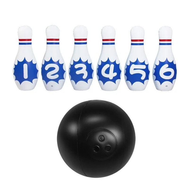 Kids Bowling Set Inflatable Outdoor Toys Hilarious Fun Jumbo Inflatable Bowling Pins For Toddler Lawn Play Sports Games - Inflatable Toys - AliExpress